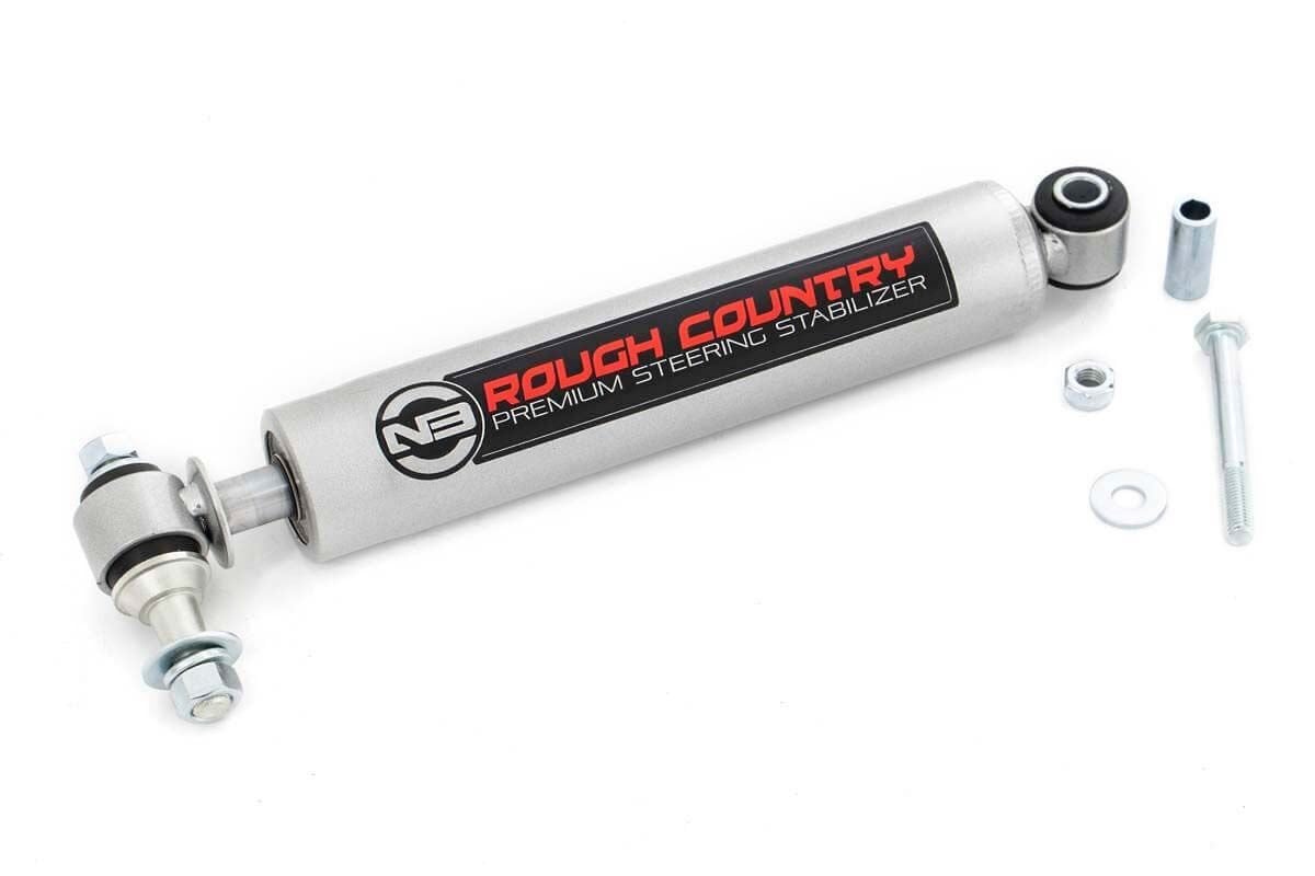 Rough Country N3 Steering Stabilizer | Multiple Makes & Models (Chevy/GMC/Jeep)