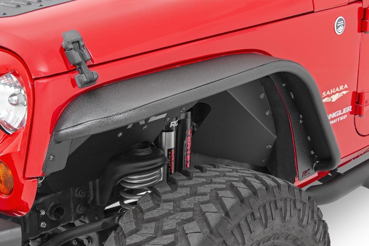 Rough Country Fender Flare | Steel | Front | Jeep Wrangler JK/Wrangler Unlimited  (07-18)