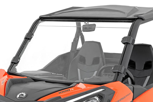 Rough Country Full Windshield | Scratch Resistant | Can-Am Maverick Sport 1000R