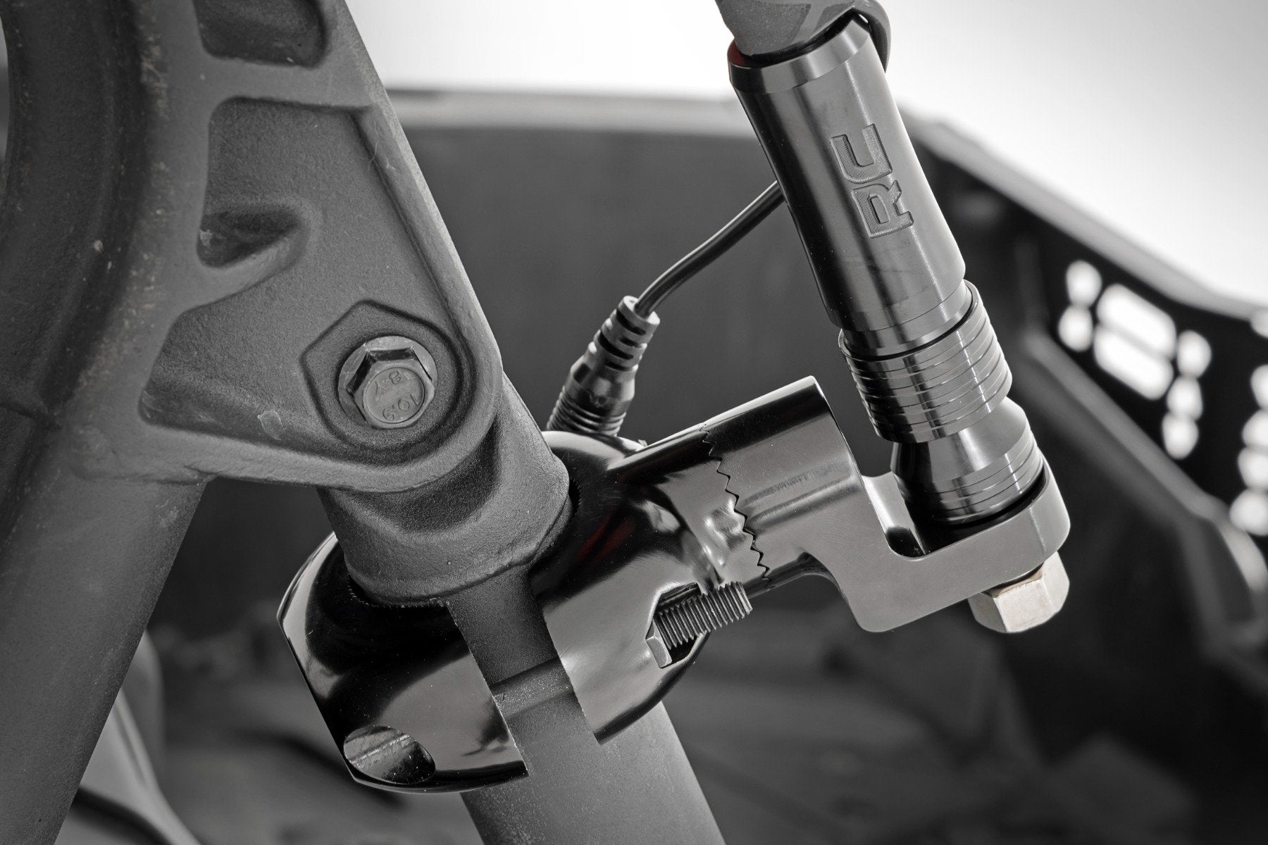 Rough Country Universal LED Whip Mount | Fits 1.25" - 2" Roll Bars