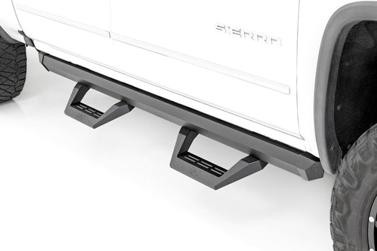 Rough Country SRX2 Adj Aluminum Step | Crew Cab | Chevy/GMC 1500/2500HD/3500HD (07-18 & Classic)