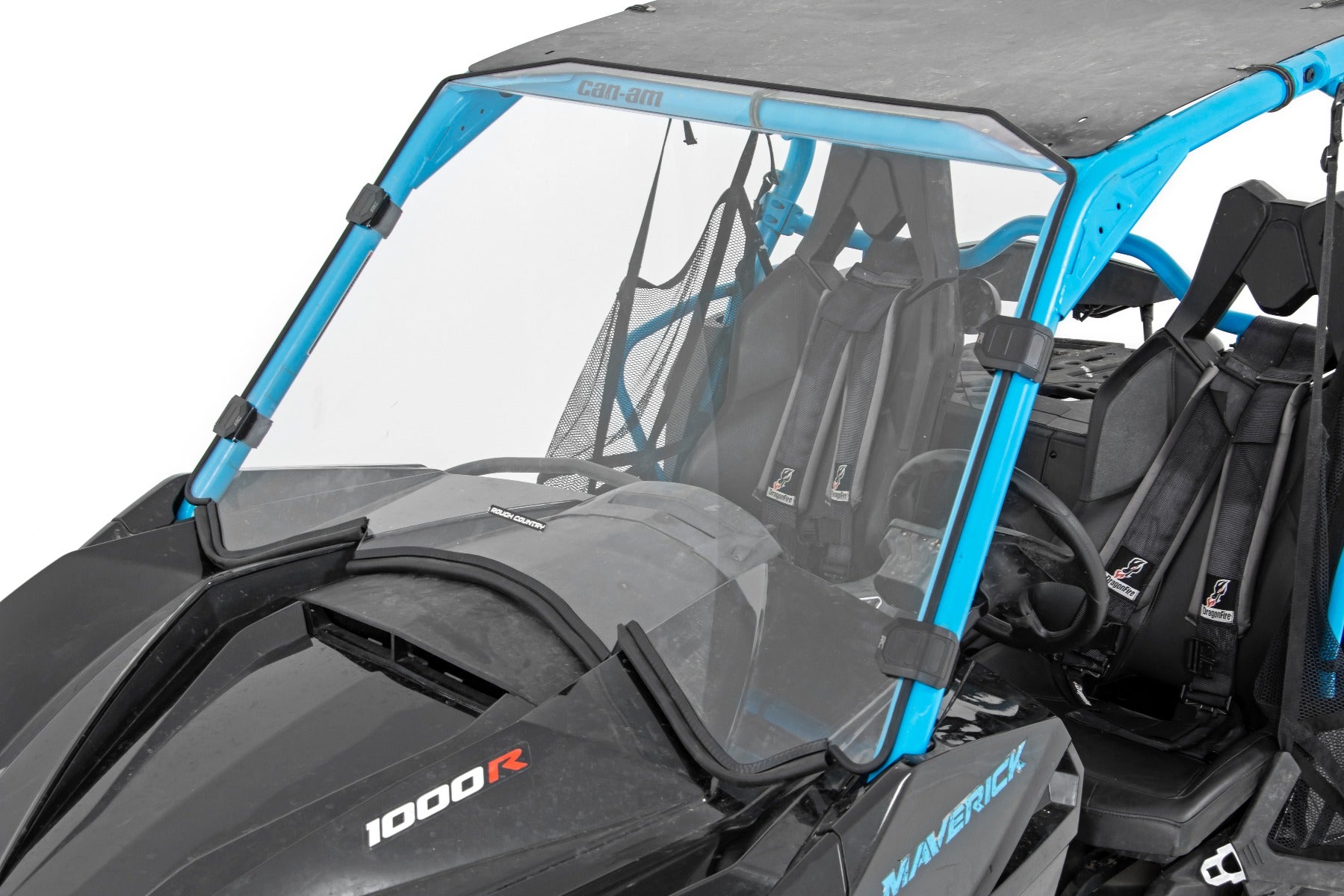 Rough Country Full Windshield | Scratch Resistant | Can-Am Maverick Max 1000R X