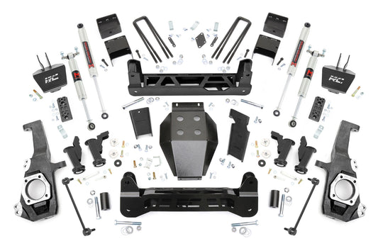 Rough Country 5 Inch Lift Kit | Torsion Drop | M1 | w/ Overloads | Chevy/GMC 2500HD/3500HD (20-26)