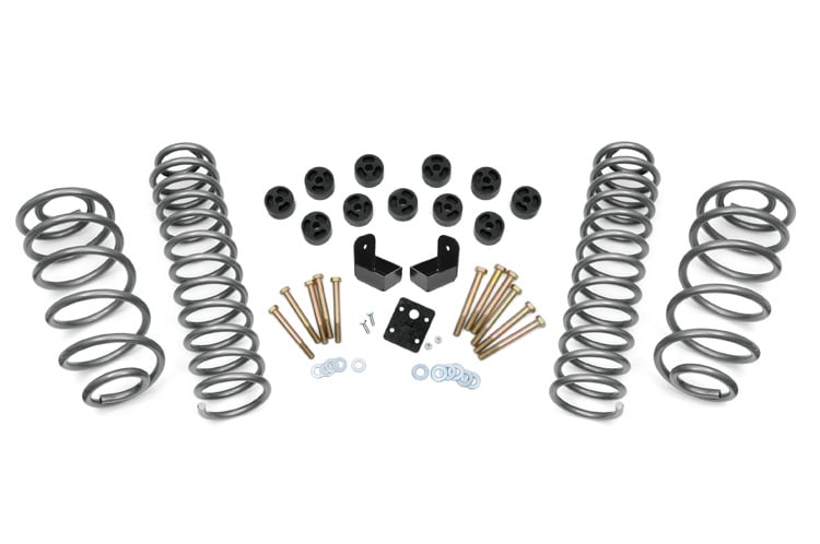 Rough Country 3.75 Inch Lift Kit | Combo | 6 Cyl | Jeep Wrangler TJ (97-06)/Wrangler Unlimited (04-06)