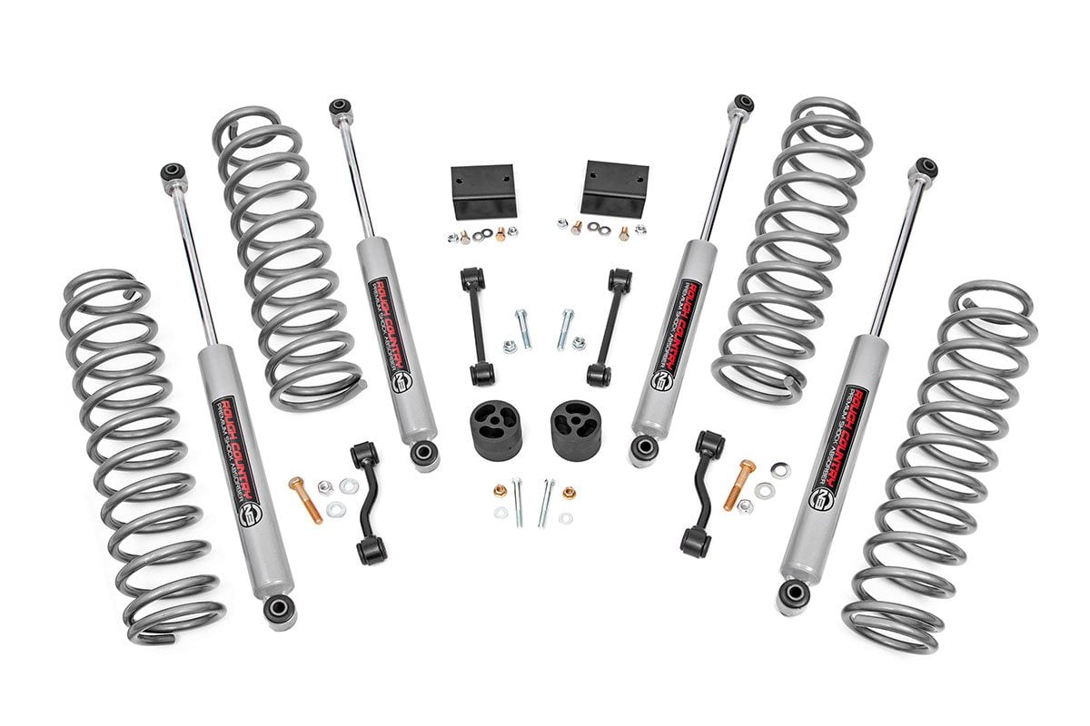 Rough Country 2.5 Inch Lift Kit | Coils | Jeep Wrangler Unlimited 4WD (2018-2023)