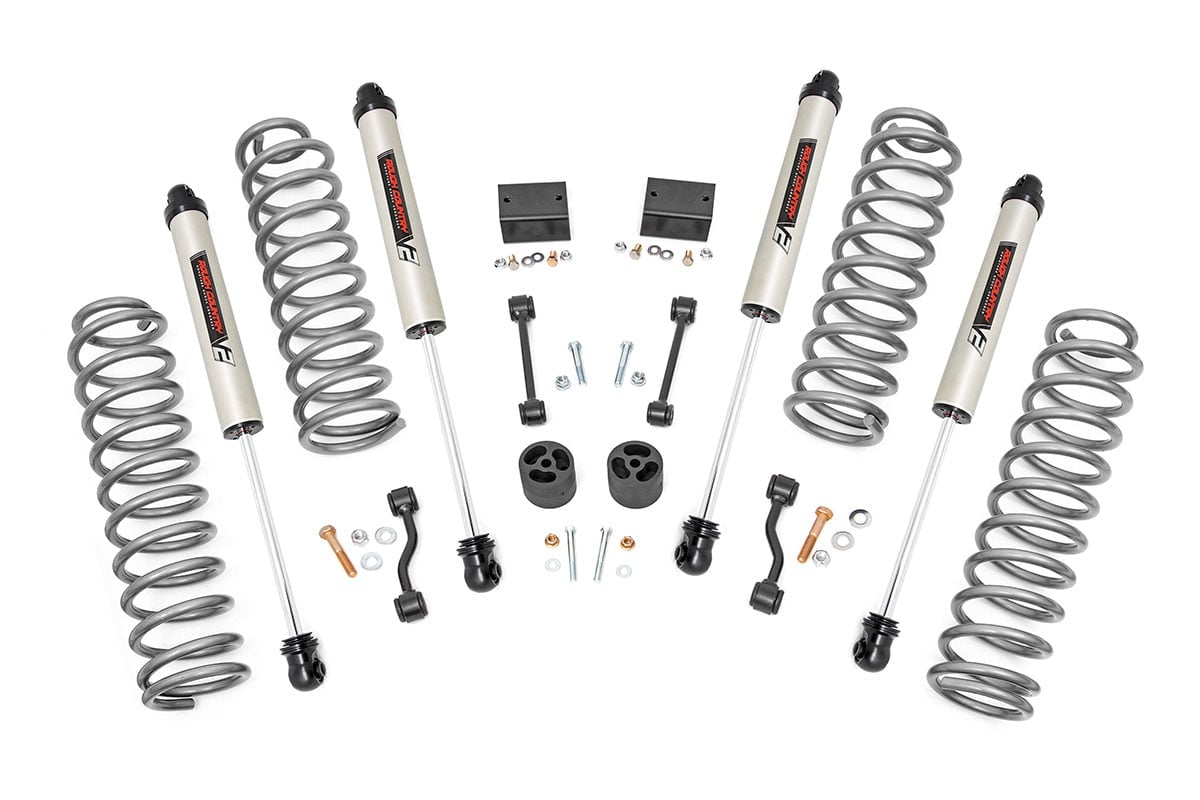 Rough Country 2.5 Inch Lift Kit | Coils | V2 | Jeep Wrangler Unlimited 4WD (2024-2026)