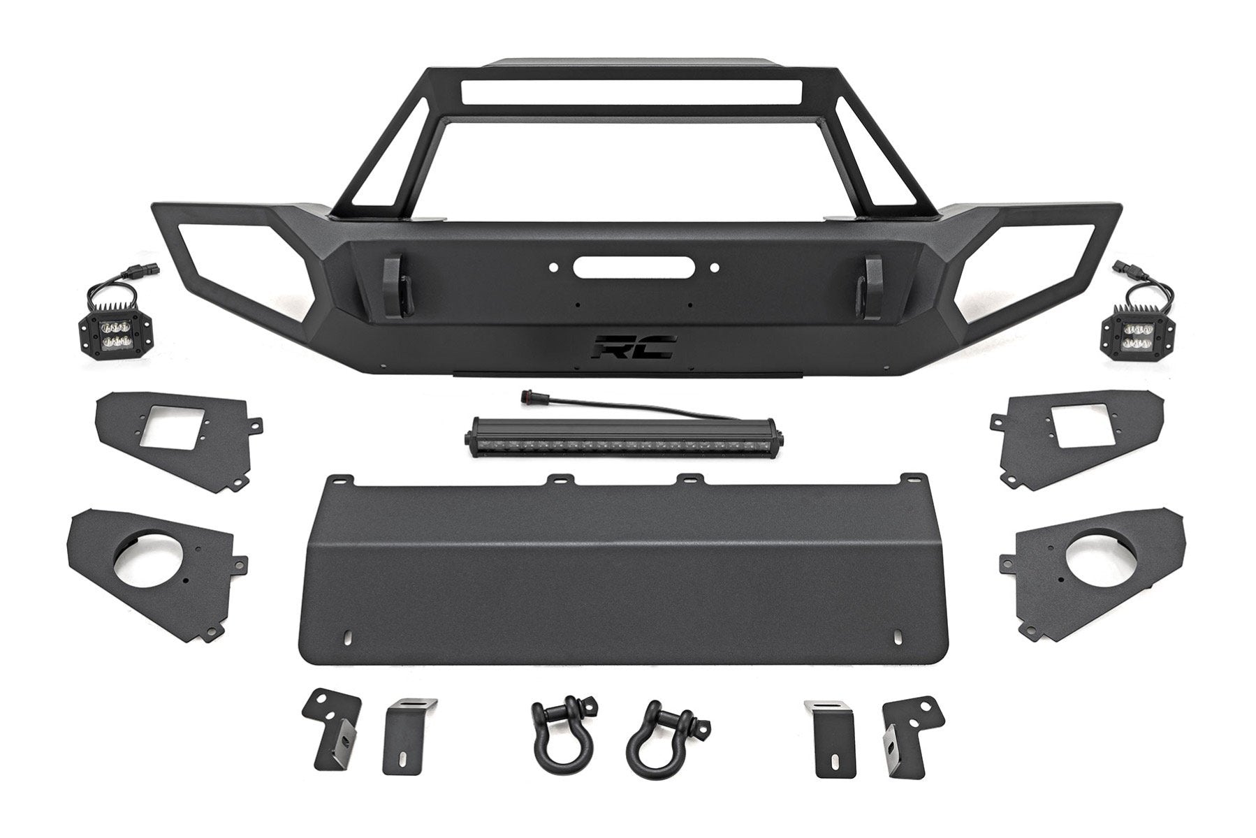 Rough Country Front Winch Bumper | Jeep Gladiator JT/Wrangler JK & JL/Wrangler Unlimited