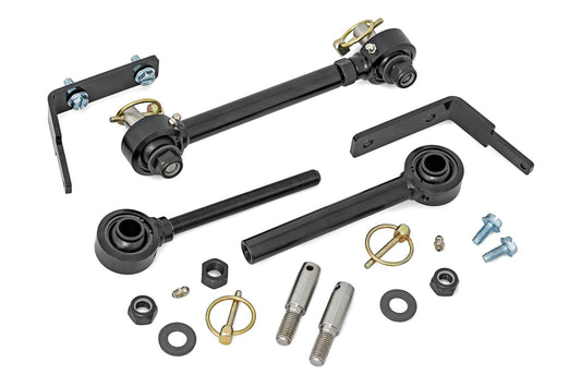 Rough Country Quick Disconnect Sway Links | 3.5-6 Inch Lift | Jeep Gladiator JT/Wrangler JK/Wrangler Unlimited
