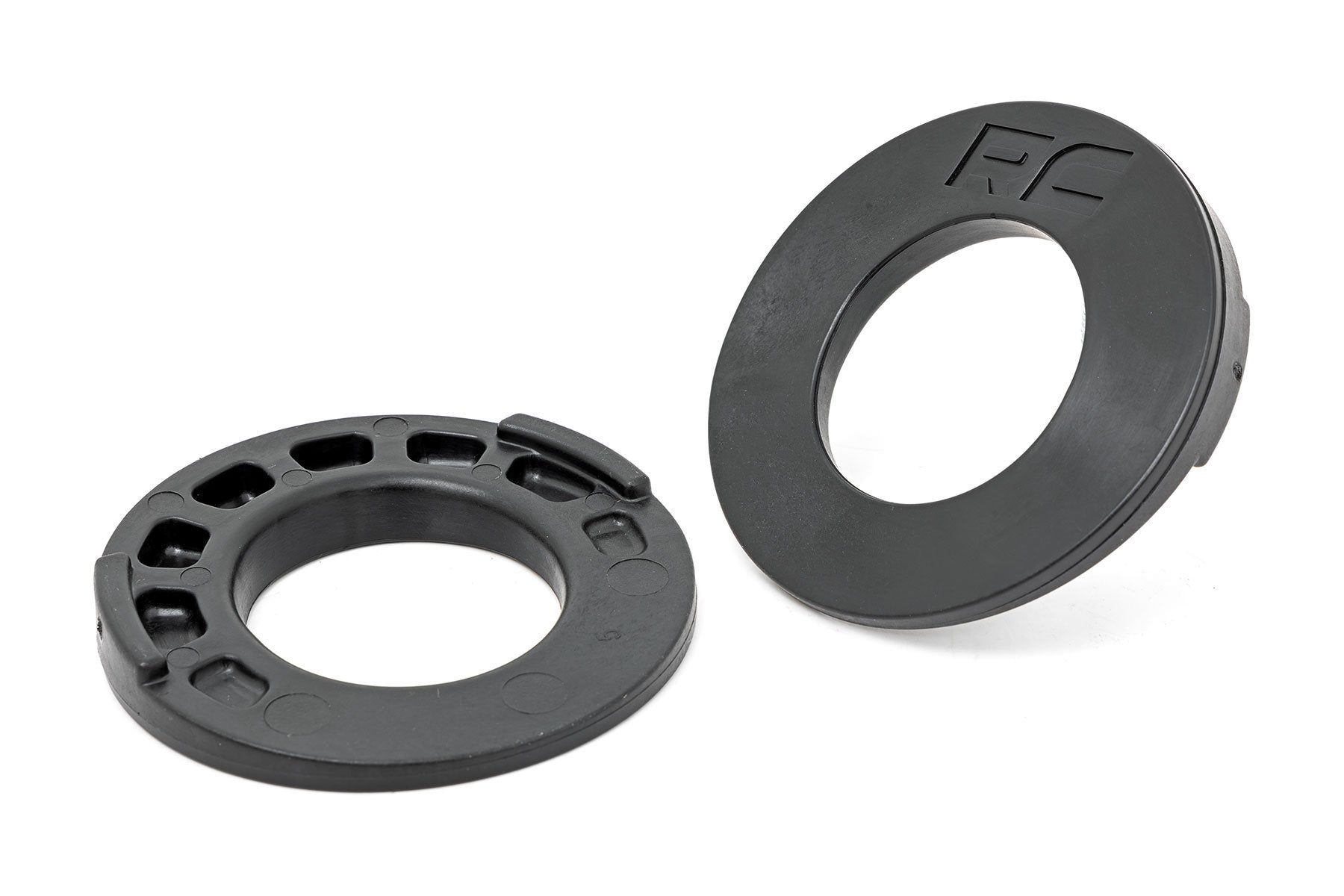 Rough Country Rear Coil Spring Correction Plates | Jeep Wrangler JK/Wrangler Unlimited (07-18)