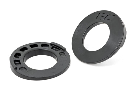 Rough Country Rear Coil Spring Correction Plates | Jeep Wrangler JK/Wrangler Unlimited (07-18)