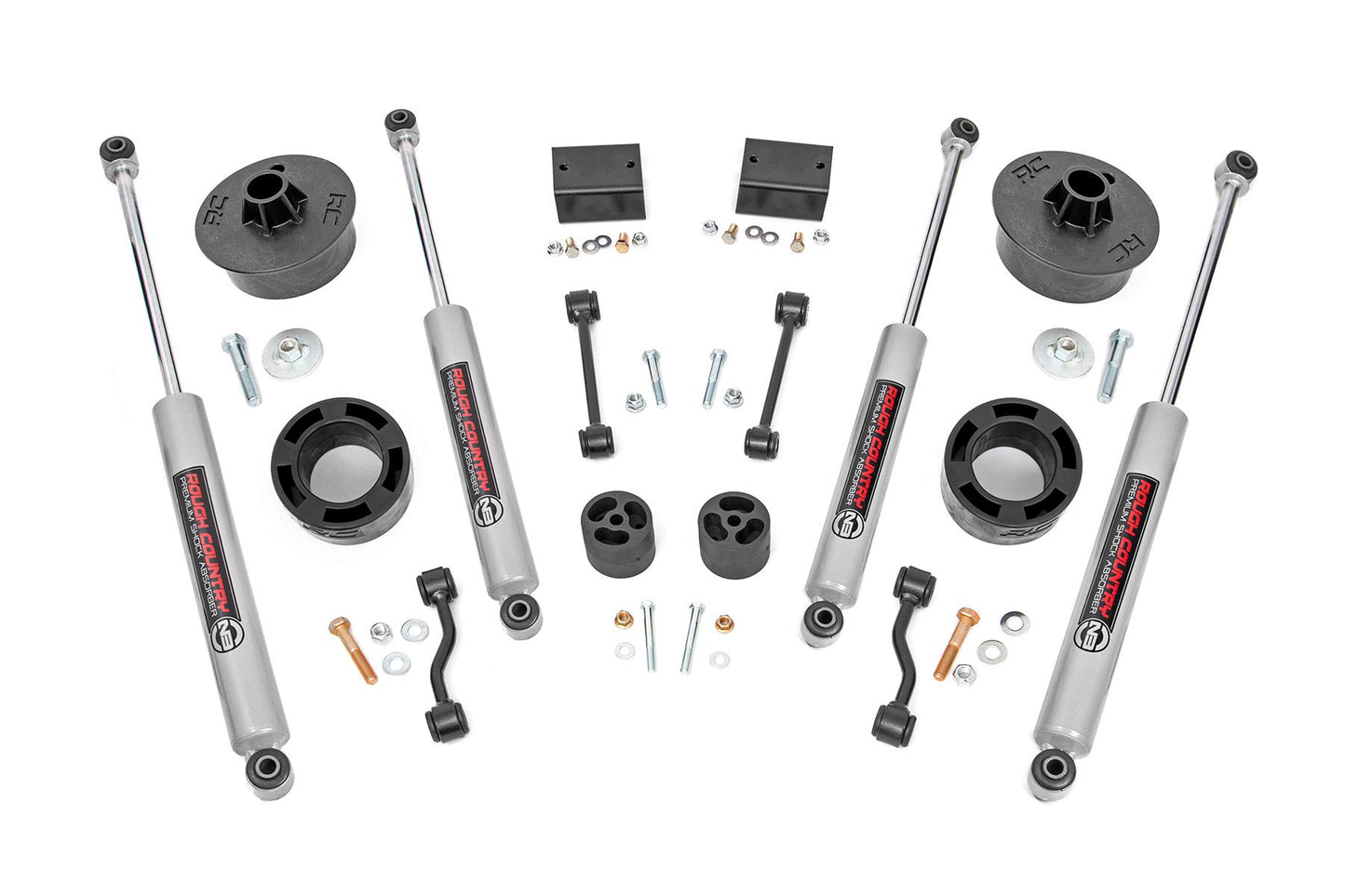 Rough Country 2.5 Inch Lift Kit | Spacers | N3 | Jeep Wrangler JL (24-26)/Wrangler Unlimited (24-26)