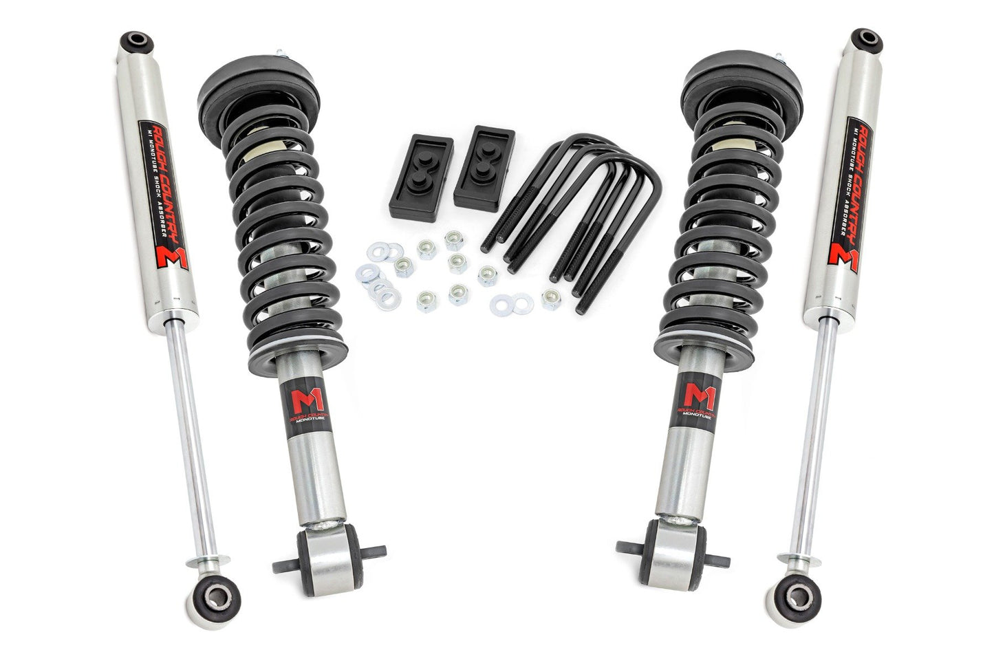 Rough Country 2 Inch Lift Kit | M1 Struts/M1 | Ford F-150 4WD (2021-2025)