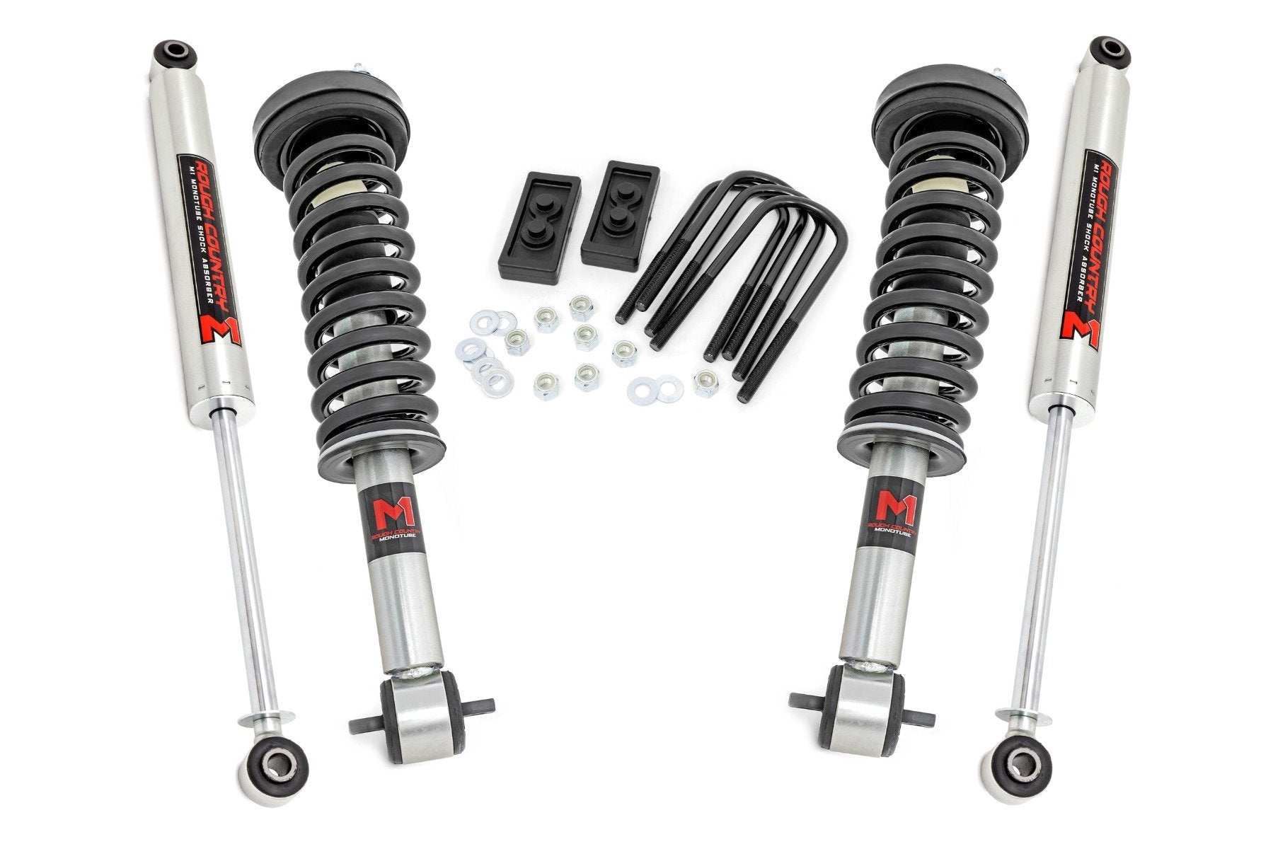 Rough Country 2 Inch Lift Kit | M1 Struts/M1 | Ford F-150 4WD (2021-2025)