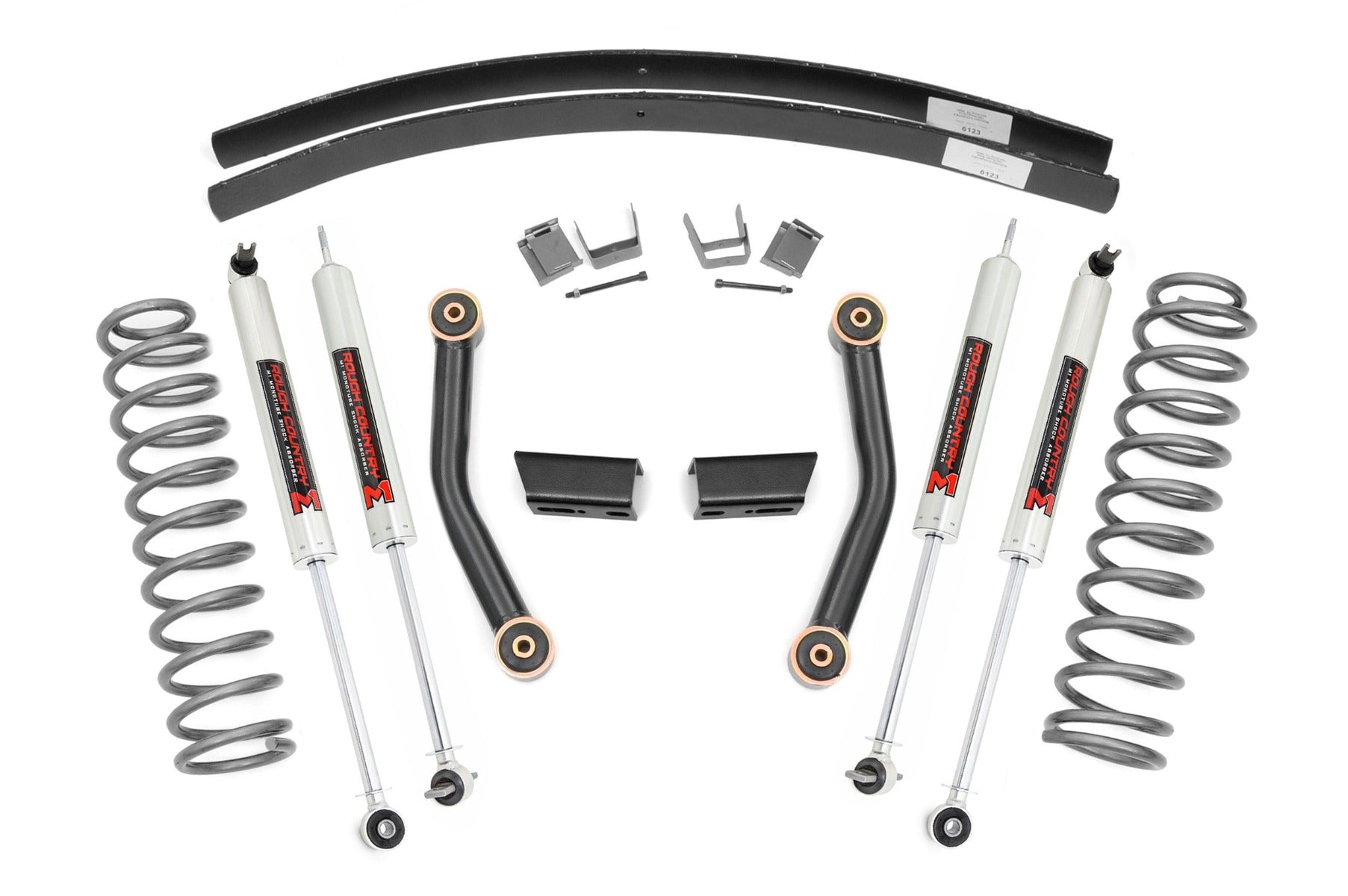 Rough Country 3 Inch Lift Kit | SII | RR AAL | M1 | Jeep Cherokee XJ 2WD/4WD (1984-2001)