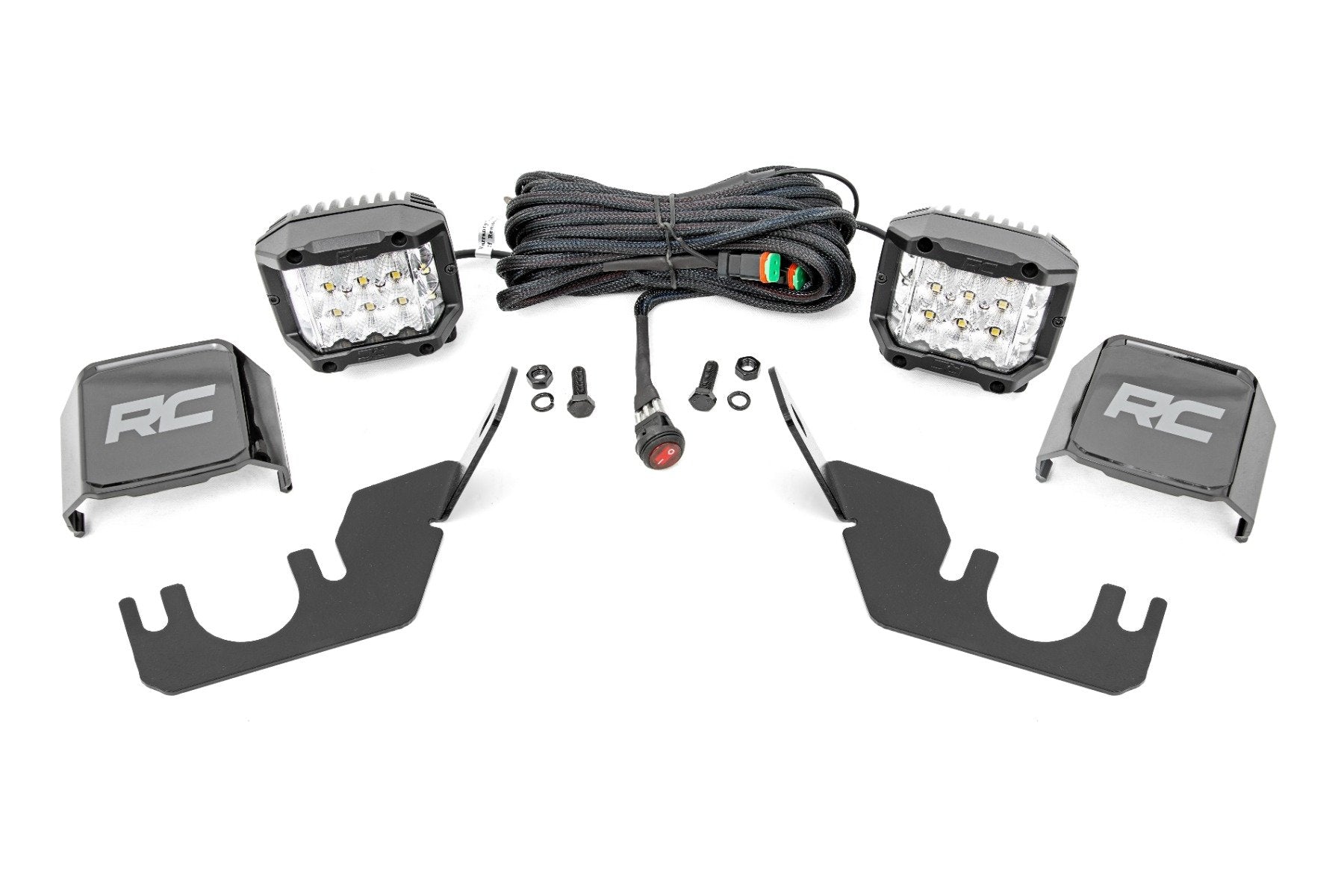 Rough Country LED Light | Rear Mount | 3" OSRAM | Kawasaki Teryx 4 1000/Teryx 800