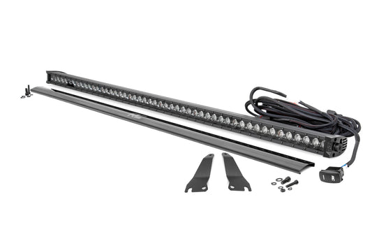 Rough Country LED Light Kit | Cage Mount | 50" Black Single Row | Kawasaki Teryx 800/Teryx4 800