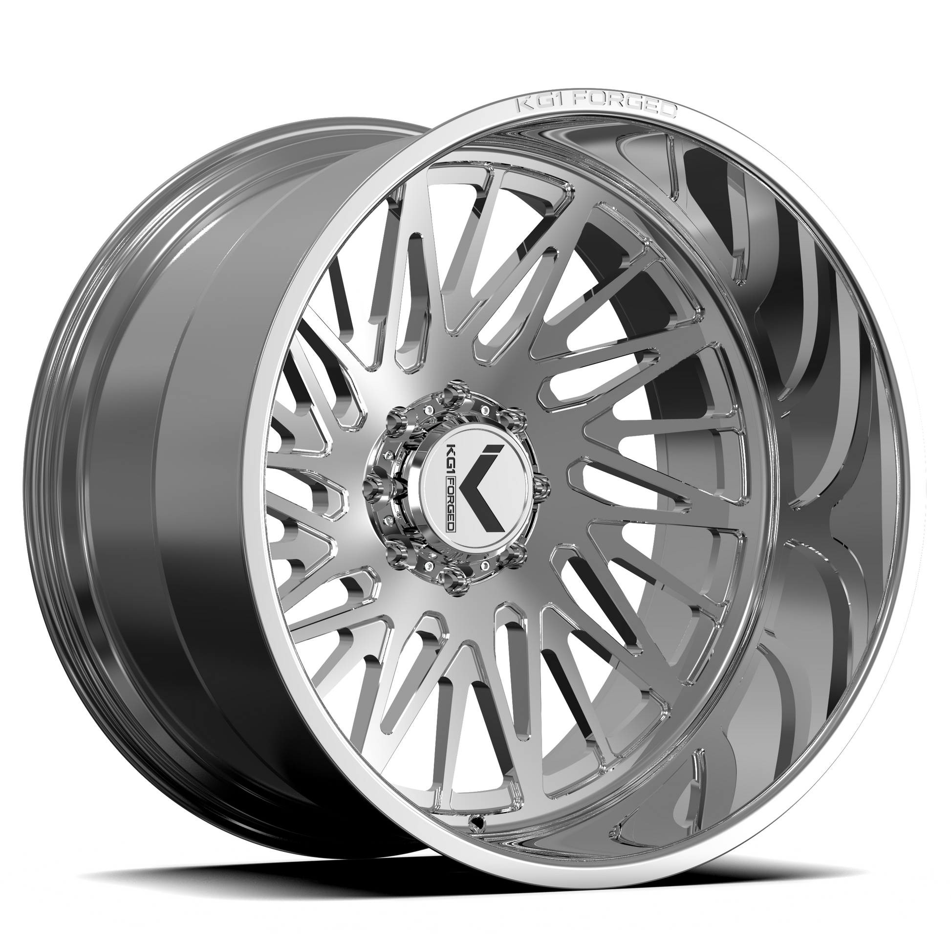 KG1 HARDTAIL-KC CUSTOM WHEEL POLISHED
