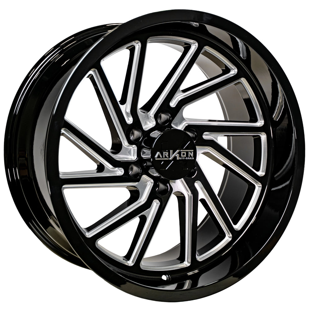 Arkon Offroad Kennedy Custom Wheel Gloss Black w/ Milled Edges