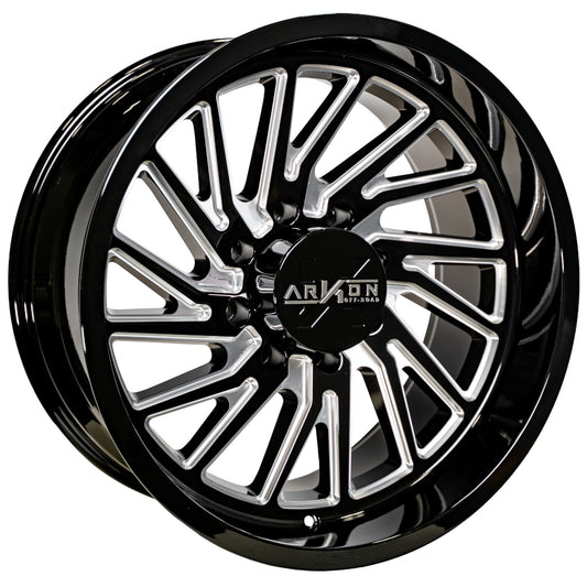 Arkon Offroad Kennedy Custom Wheel Gloss Black w/ Milled Edges