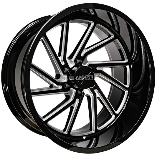 Arkon Offroad Kennedy Custom Wheel Gloss Black w/ Milled Edges