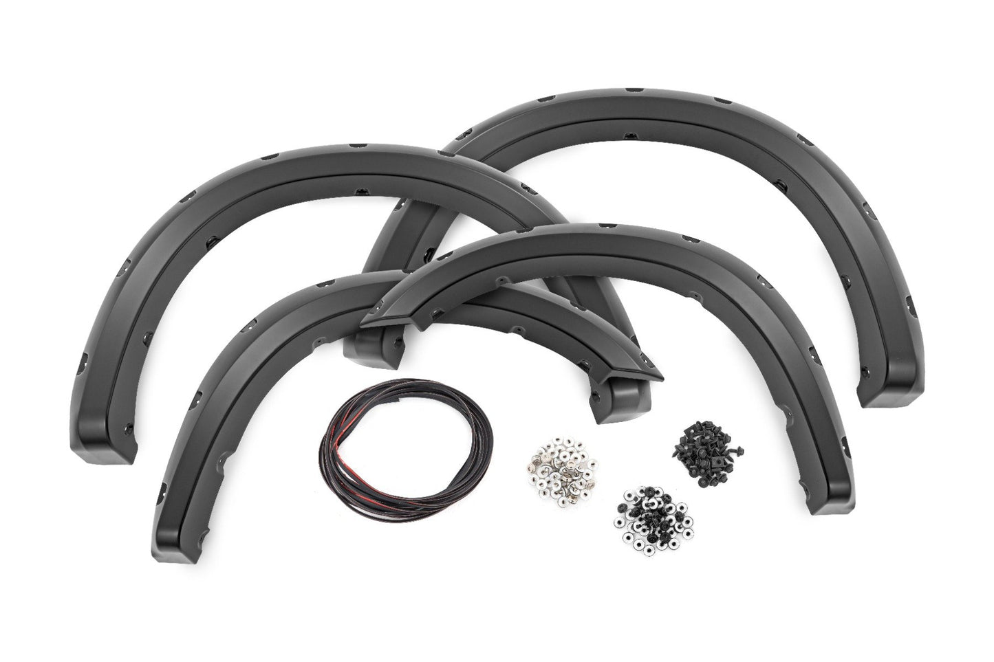 Rough Country Pocket Fender Flares | PSC Billet Silver | Ram 2500/3500 2WD/4WD (2019-2026)