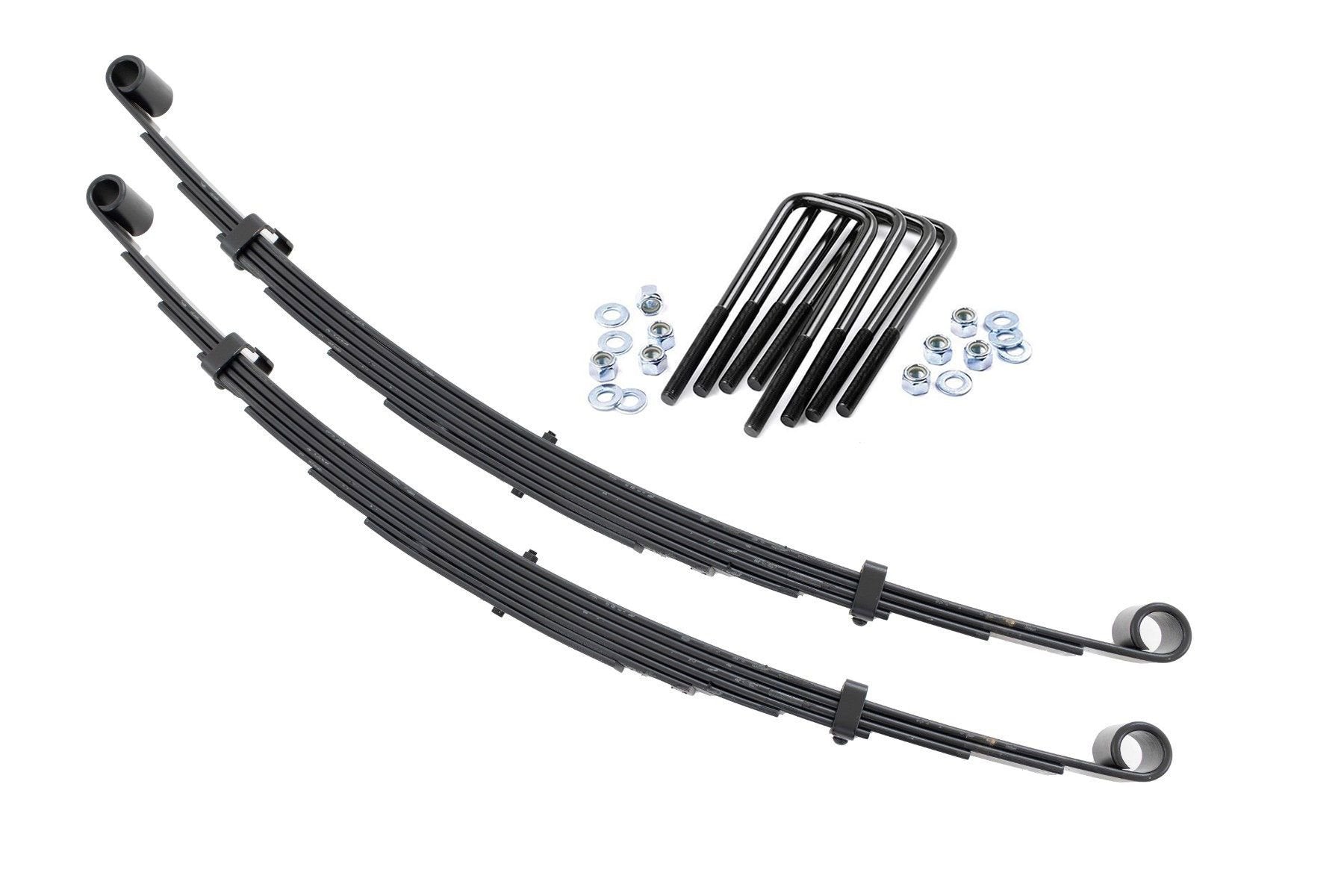 Rough Country Front Leaf Springs | 4" Lift | Pair | Ford F-250 4WD (1977-1979)