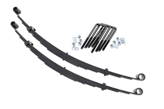 Rough Country Front Leaf Springs | 4" Lift | Pair | Ford F-250 4WD (1977-1979)