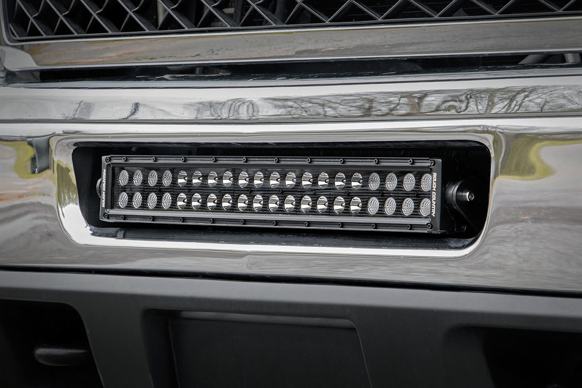 Rough Country LED Light Mount | Bumper | 20" | Chevy Silverado 2500 HD 4WD (2011-2014)
