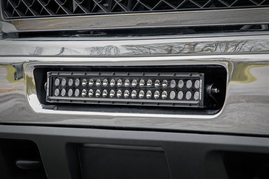 Rough Country LED Light Mount | Bumper | 20" | Chevy Silverado 2500 HD 4WD (2011-2014)
