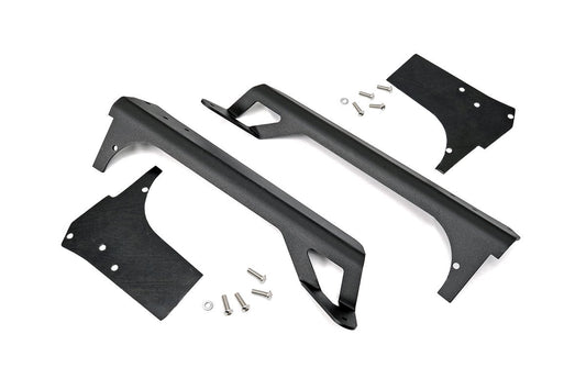 Rough Country LED Light Mounts | Upper Windshield | 50" | Jeep Wrangler TJ (97-06)/Wrangler Unlimited (04-06)