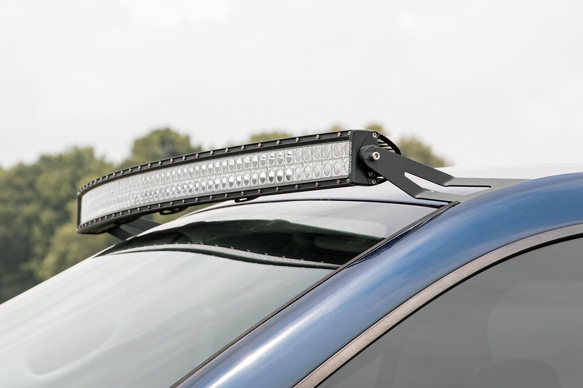 Rough Country LED Light Mounts | Upper Windshield | 54" Curved | Ram 2500/3500 (03-10)