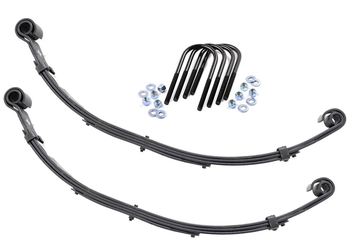 Rough Country Rear Leaf Springs | 4" Lift | Pair | Jeep CJ5/CJ7 5 4WD (1976-1983)