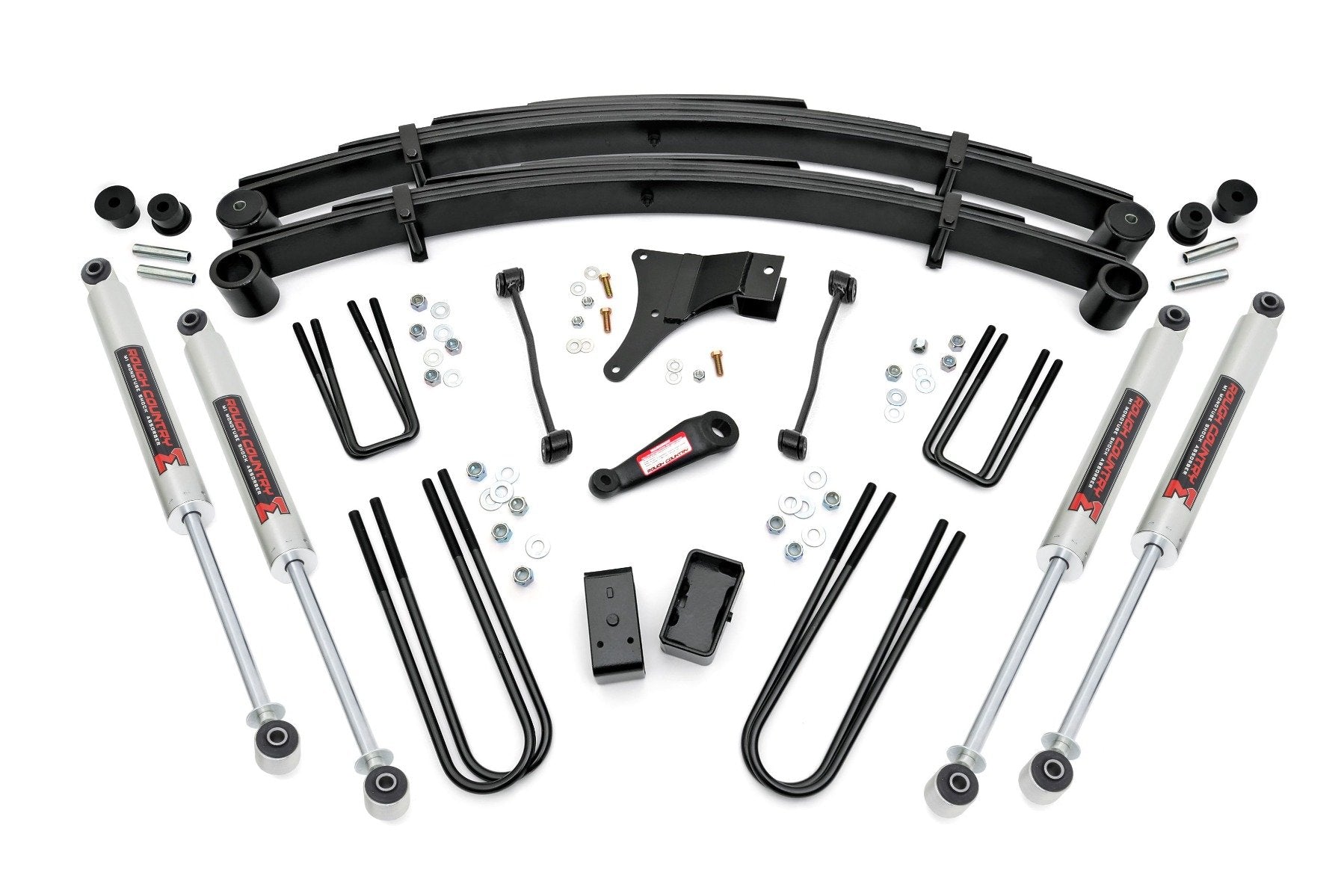 Rough Country 4 Inch Lift Kit | Rear Blocks | M1 | Ford F-250/F-350 Super Duty 4WD (1999)