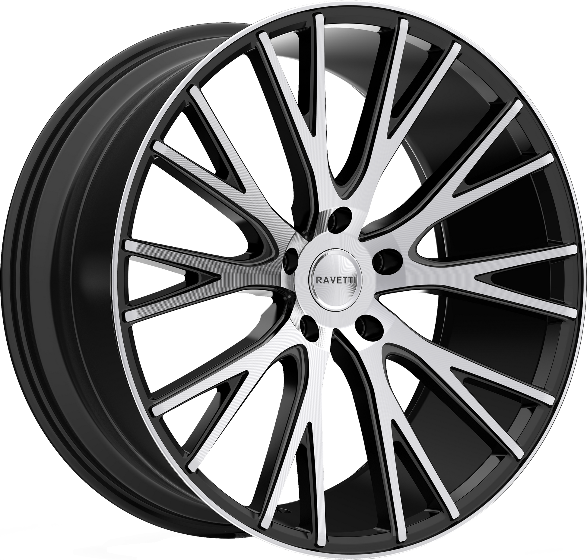 RAVETTI M12 SATIN BLACK MACHINED