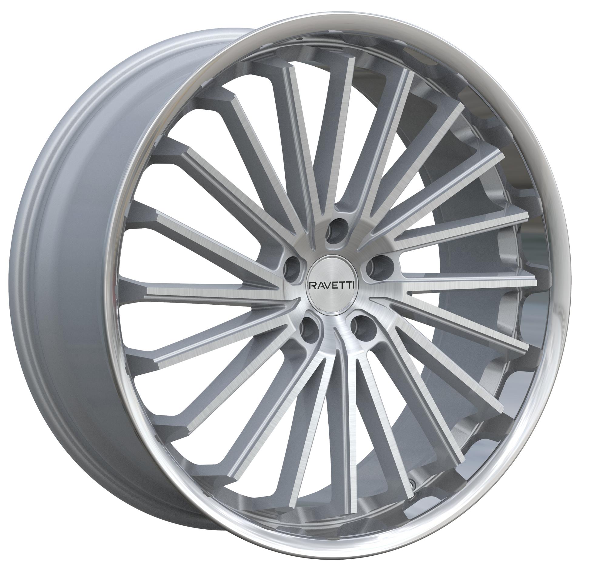 RAVETTI M14 SILVER BRUSHED STAINLESS LIP