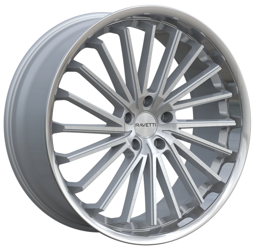 RAVETTI M14 SILVER BRUSHED STAINLESS LIP