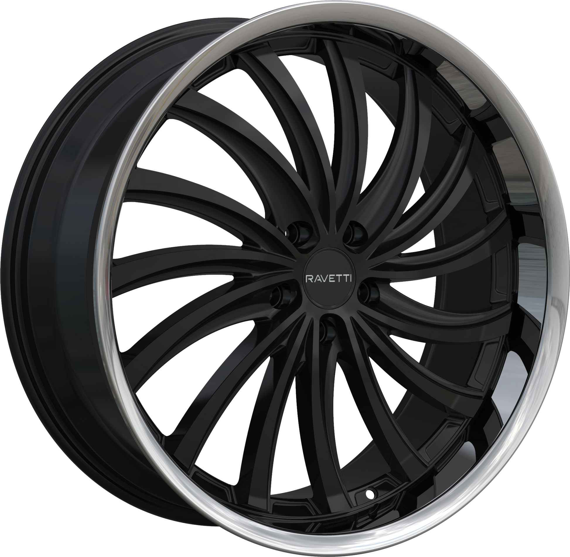 RAVETTI M15 GLOSS BLACK STAINLESS  LIP