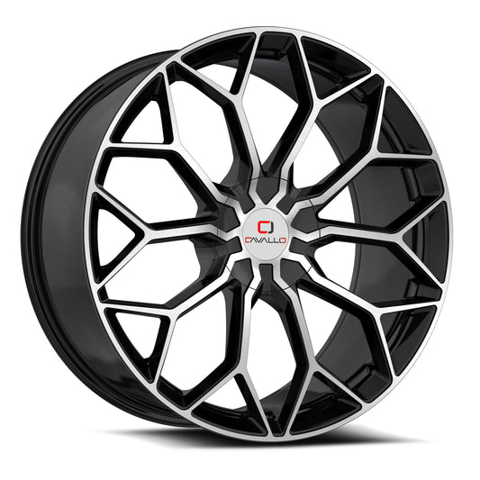 Cavallo CLV-44 Gloss Black & Machined