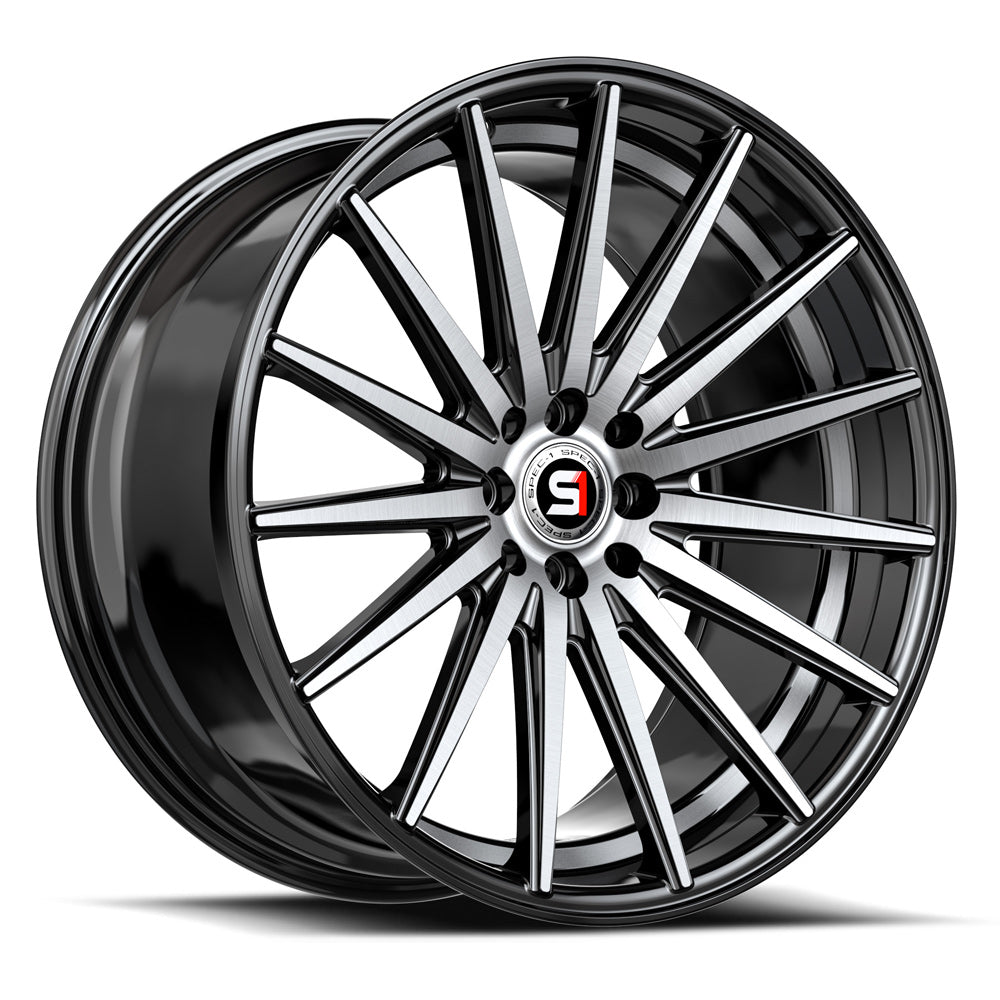Spec-1 SP-69 Gloss Black & Machined & Undercut