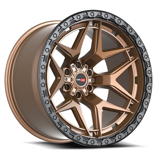 Vortek VRT-603 Matte Bronze With Black Bead Ring