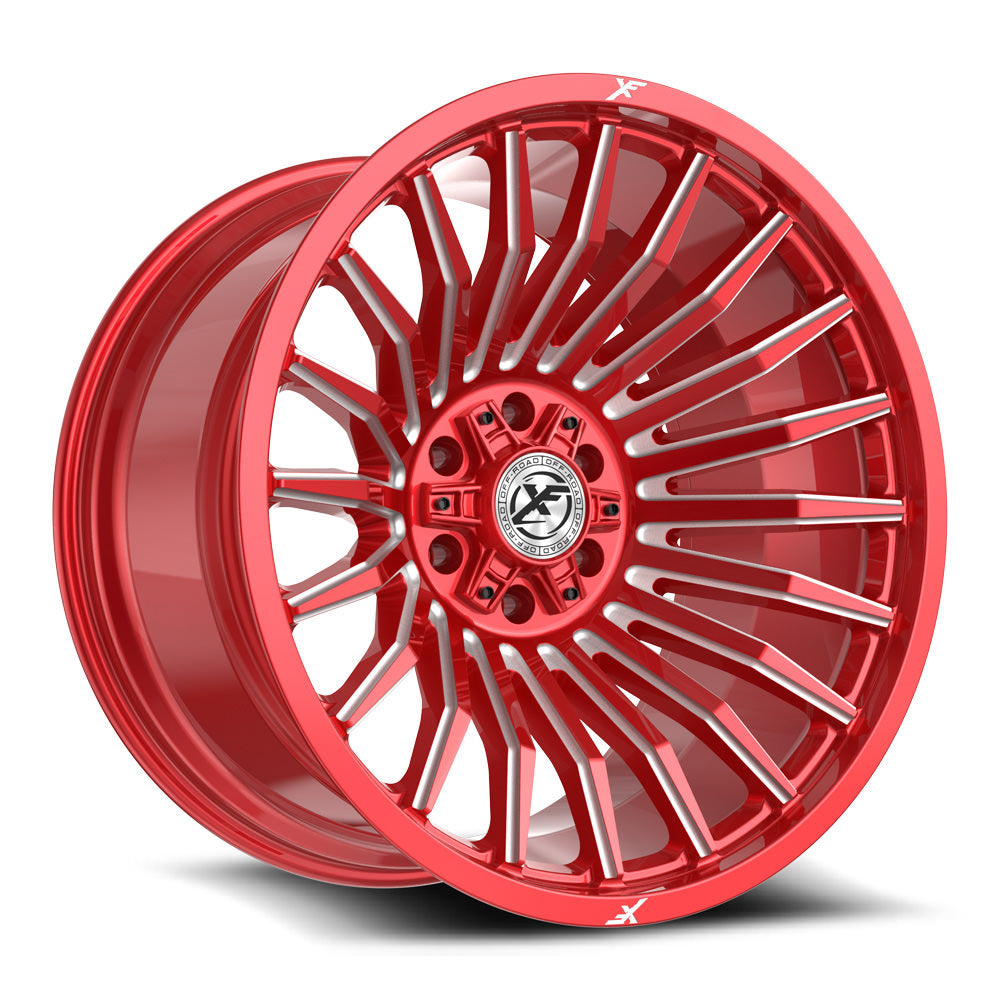 XF Off-Road XF-231 Anodized Red & Milled