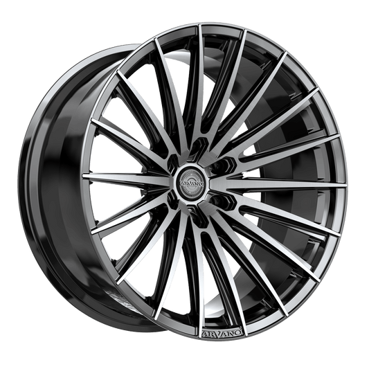 Arvano ART-2 Custom Wheel Gloss Black & Brushed Double Dark Tint