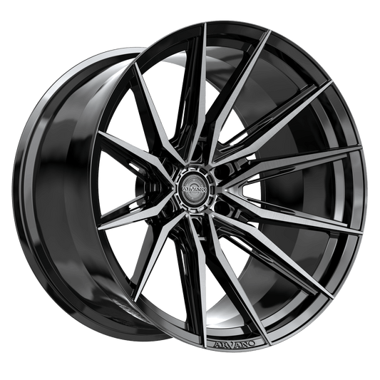 Arvano ART-3 Custom Wheel Gloss Black & Brushed Double Dark Tint