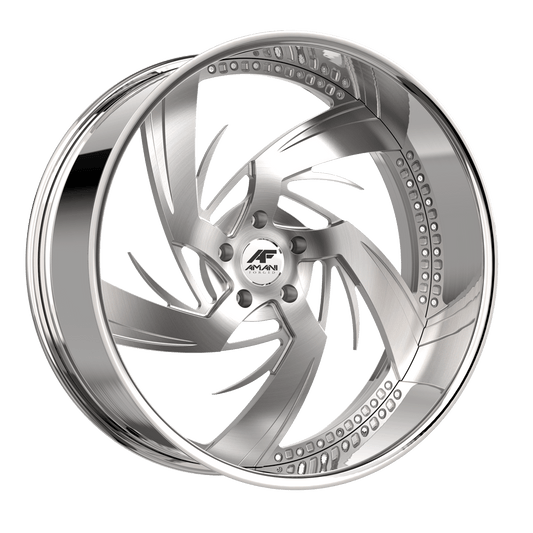 Amani Neo Brush Center Chrome Lip