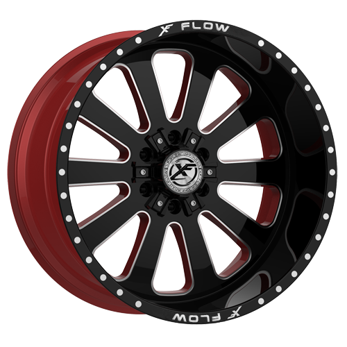 XFX Flow XFX-302 Gloss Black & Milled With Red Inner