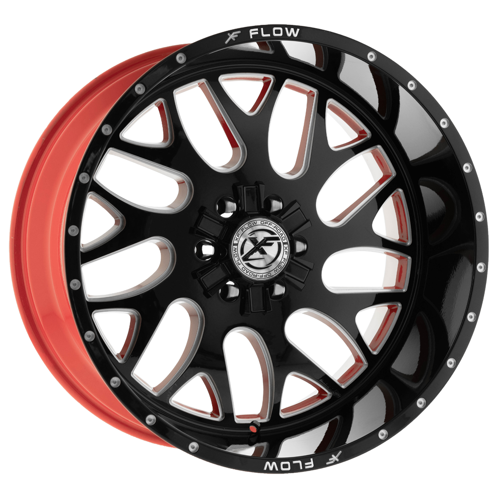 XFX Flow XFX-301 Gloss Black & Milled With Red Inner