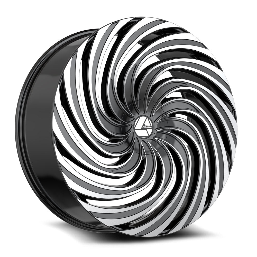 Azara AZA-535 Gloss Black & Machined
