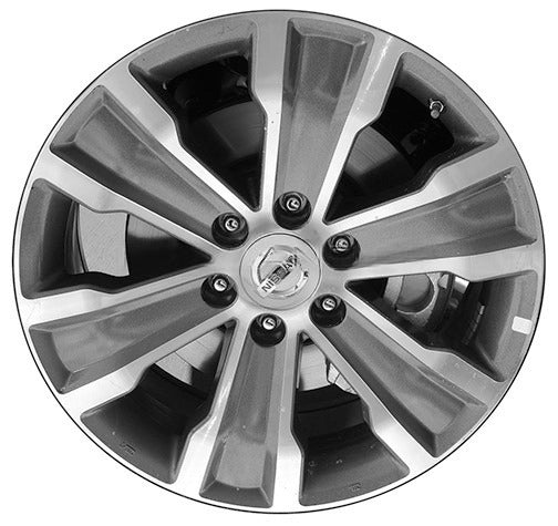 2015-2024 20x8 Nissan Titan Genuine OEM Alloy Wheel