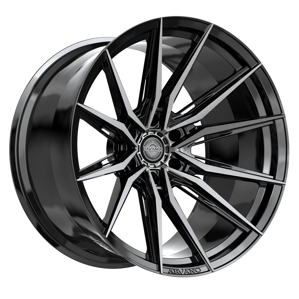 Arvano ART-3 Custom Wheel Gloss Black & Brushed Double Dark Tint