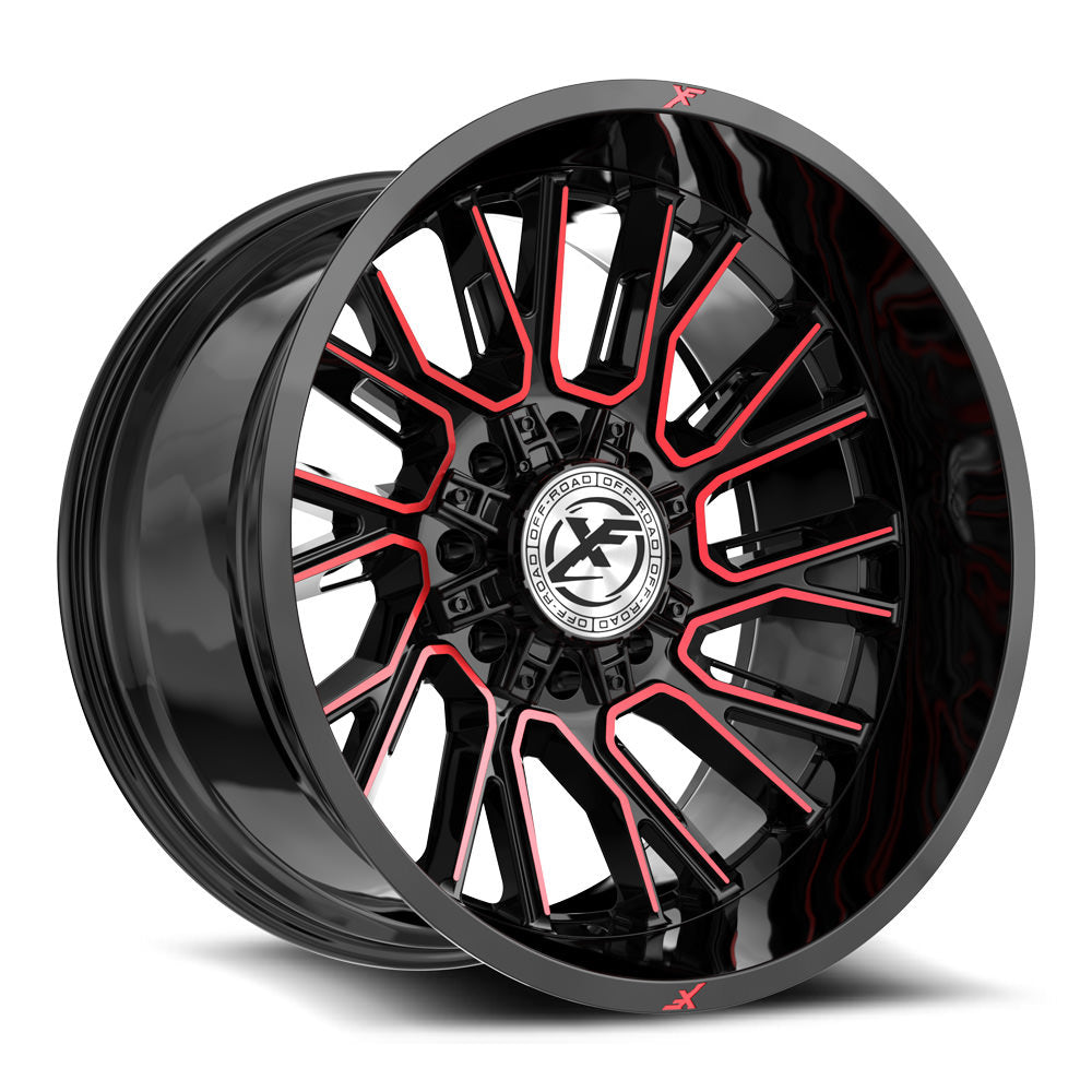 XF Off-Road XF-230 Gloss Black & Red Machined